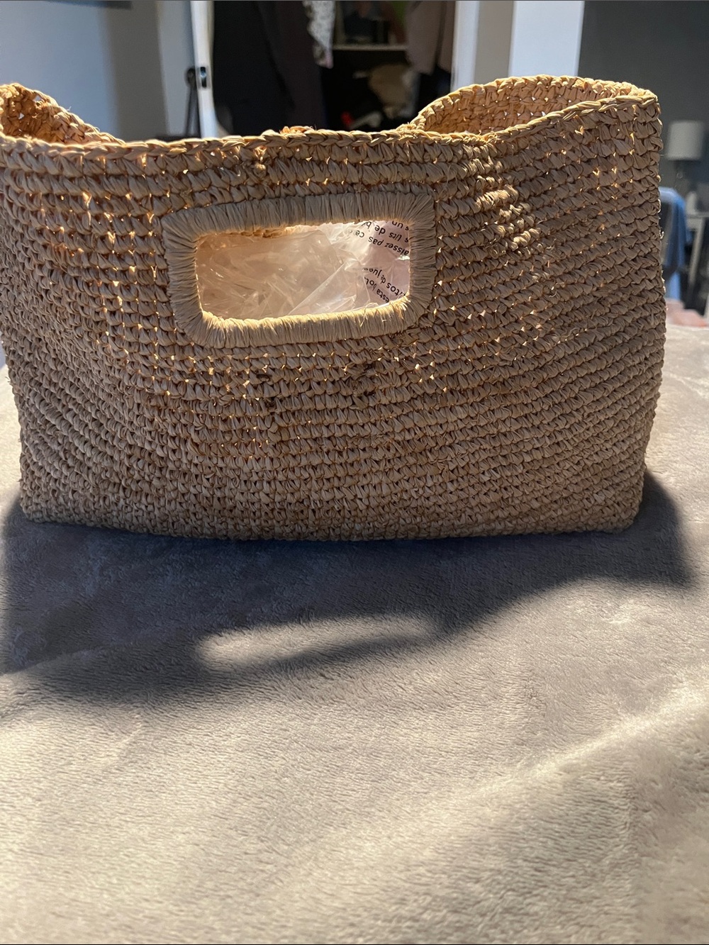 Jcrew Hand-knotted Raffia Rectangular Clutch - Picture 2 of 6